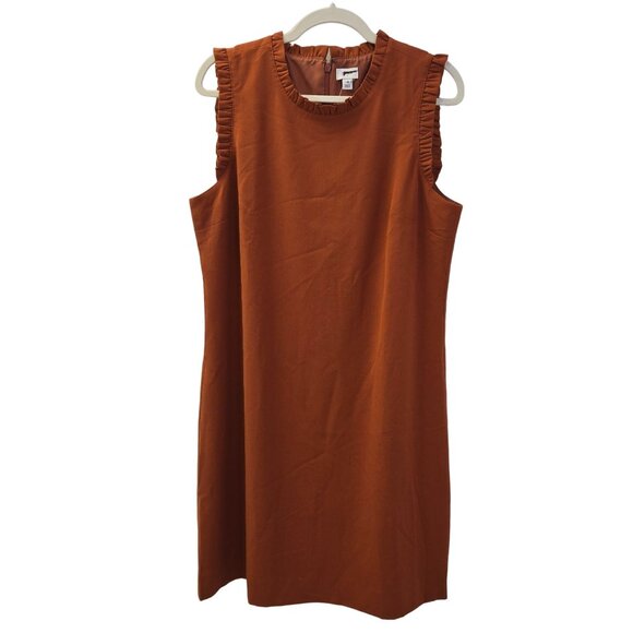 J. Crew Dresses & Skirts - NWT J. Crew Factory Ruffle Neck Suiting Dress Size 14
